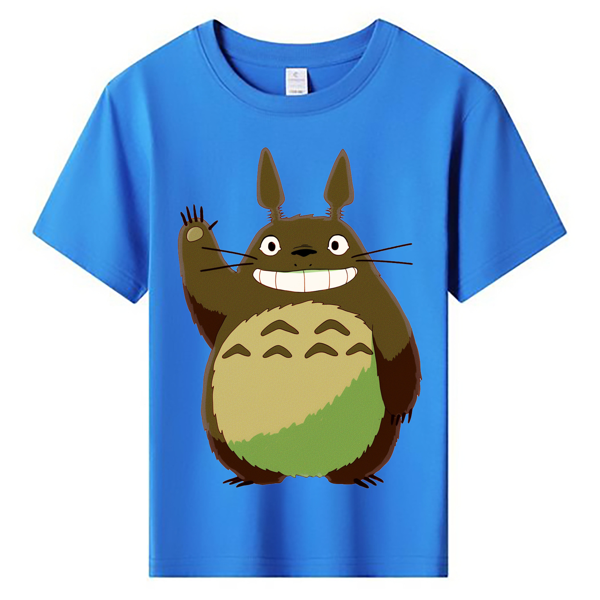 （画像用） となりのトトロ 草壁メイ 草壁サツキ My Neighbor Totoro Satsuki Kusakabe Mei Kusakabe 綿100％キッズTシャツ（フロントプリント）